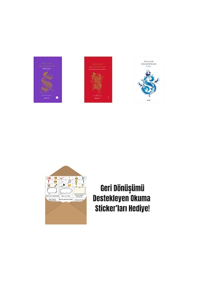 Kral Lear Ciltli + Bir Yazdönümü Gecesi Rüyası Ciltli + Bir Yazdönümü Gecesi Rüyası + Okuma Sticker'ları
