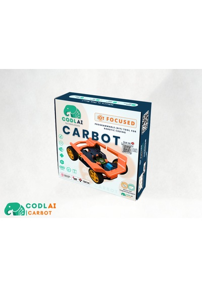 Codlaı Carbot Lite Başlangıç Seviyesi Programlanabilir Robotik Araba - Kendin Yap Dıy Eğitici Robot