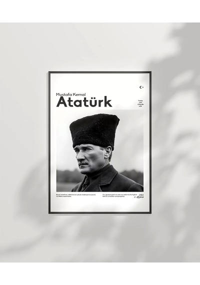 Çerçevesiz Poster Muasır Medeniyet Seviyesi