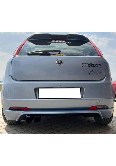 Fiat Punto Grande Rieger Arka Ek Difüzör Siyah Plastik 2005-2009 Arka-difizör-bodykit-ek-karlık