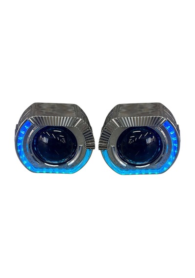 2.5 İnç Düz Bi Xenon Mercek J Model Pixel Angelli Kapak Set