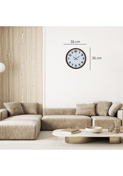Kahverengi 36 Cm Standart Duvar Saati Diğer 76169581