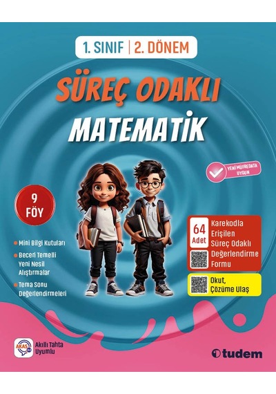 Tudem 2026 1. Sınıf 2. Dönem Matematik Süreç Odaklı