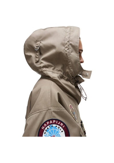 Napapıjrı Napapijri Skidoo 1990 Patch Erkek Yeşil Outdoor Ceketi 35684 Haki