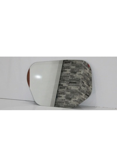 Asimetrik Ayna, Dekoratif Ayna, 85 55 Cm Konsol Aynası, Dresuar Aynası, Tuvalet Aynası. 85 X 55 Gümüş