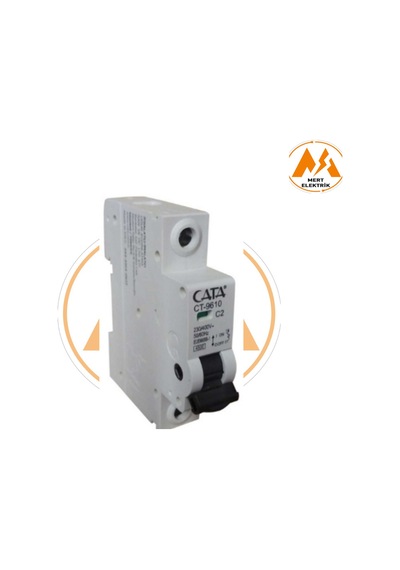 Ct 9610 1x2a 4.5ka C Tipi Otomatik Sigorta Beyaz