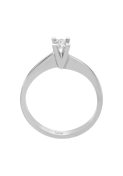 Sirius G Renk 0,18 Ct Pırlanta Tektaş Yüzük 0815R0082