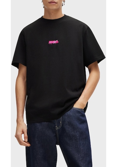 Hugo Erkek T Shirt 50509966 001 Siyah SIYAH Siyah