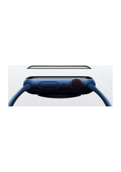 Apple Watch Uyumlu 7 45 Mm Ekran Koruyucu 3d Tam Kapatan Kavisli Ppma Nano Cam Tam