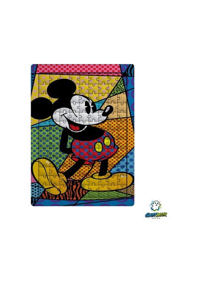 Ghostbastır Design Mickey Mouse 99 Parça Ayaklı Puzzle Dekoratif Çocuk Yapbozu 0170