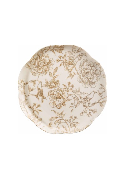 Kütahya Porselen Fleur 5 Parça 20 Cm Pasta Tabağı Çok Renkli