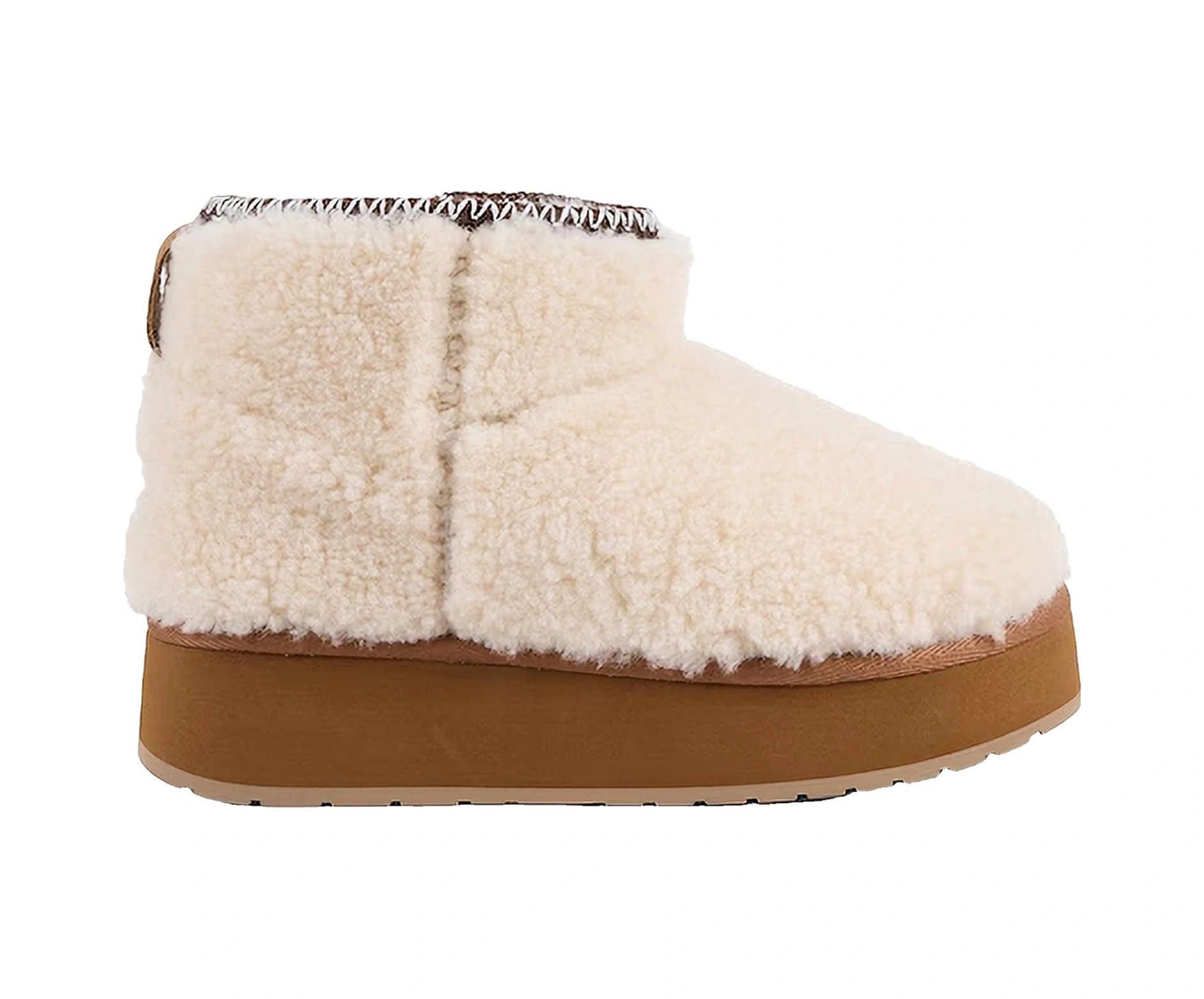 Emu Australia Emu Australia Stinger Micro Flatform Teddy Kadın Beyaz Bot 6114 Beyaz