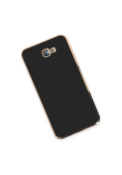 Samsung Galaxy  Uyumlu,  J7 Prime Kılıf Volet Silikon - Siyah