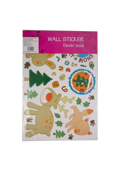 Duvar Süsü Sticker Ormanlı Desenli Pvc Diğer