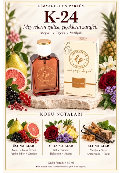 KP K-24 Kadın Kadın Parfüm EDP 50 ML