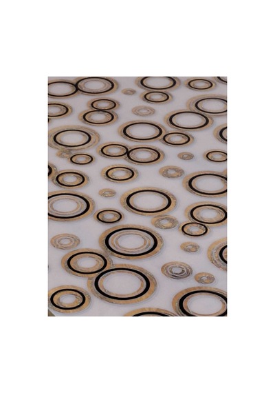 Kalın Pvc Masa Koruyucu 1.2 Mm Mika Örtü, 70 Ve 80 Cm En, Mermer Desen 32pvc1.2.mermer27 Şeffaf