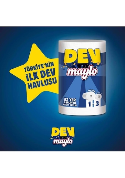 Maylo Dev Kağıt Havlu Pro Pack 8 Rulo