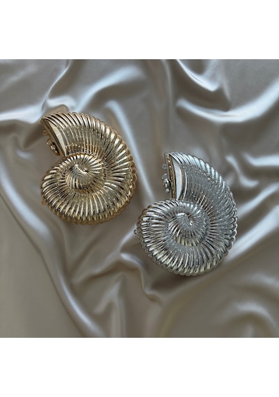 Öznora Gümüş Kadın Nautilus Model Abiye Çanta Çok Renkli