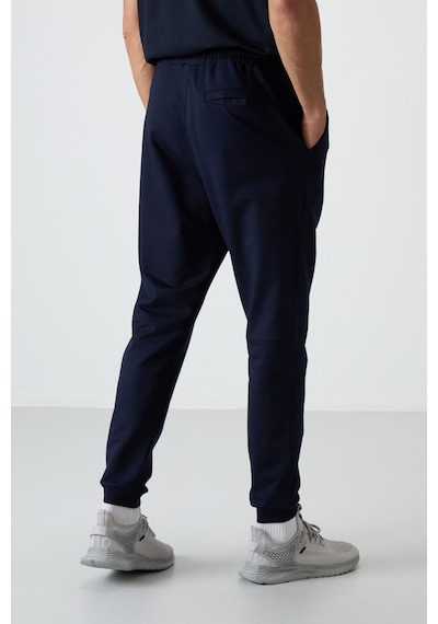 Tommy Life İndigo Pamuklu Yumuşak Dokulu Comfort Fit Nakışlı Erkek Jogger - 82123 İndigo