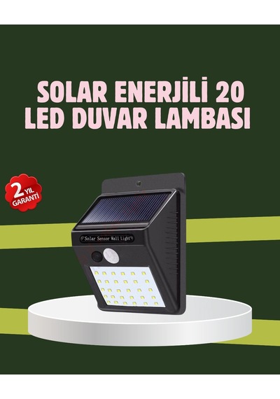Kablo Gerektirmeyen Solar Led Bahçe Veranda Işığı