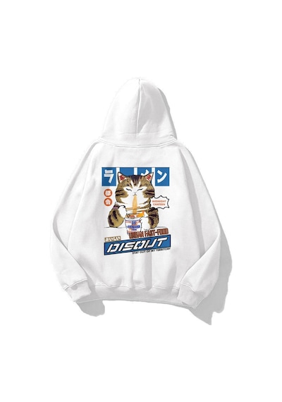 Startmore Unisex Disout Sweatshirt Beyaz Beyaz