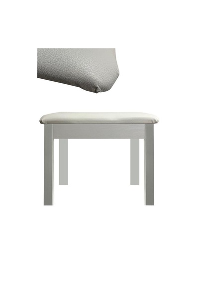 Midex Tbx-144wh Üst Kalite Piyano Taburesi Gizli Bölmeli Beyaz Renk 32x54x48 Sku: Zeus8690010615091 Acı Kahverengi