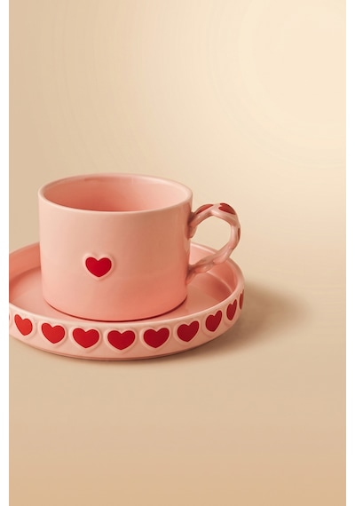 Karaca Sweetheart Çay Fincan Takımı 195 Ml Pembe