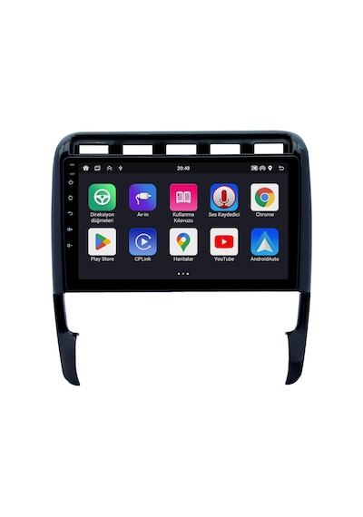 Porsche Cayenne Android Multimedya Sistemi 2006-2011 4gb Ram, 64gb Hafıza, Bluetooth, Carplay & Android Auto Kamera  9"