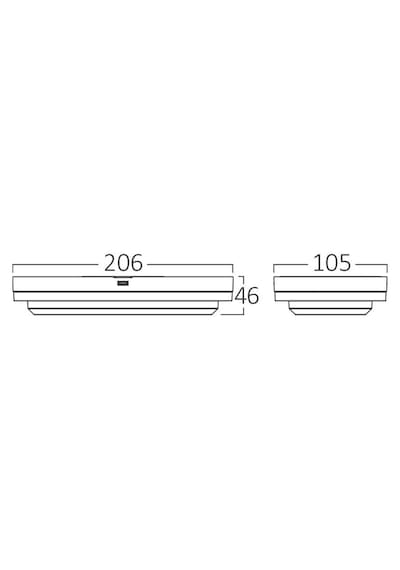 Dış Cephede 2250 Lümen Güç: Su Geçirmez - 3000k-4000k-6500k - Modern Led Duvar Apliği Beyaz
