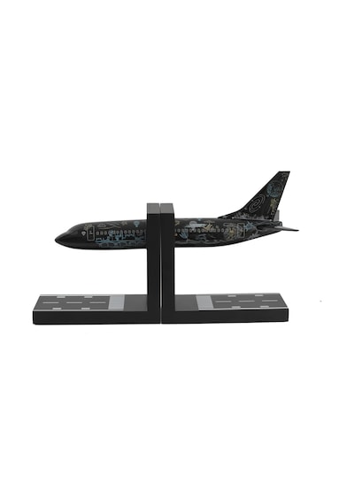 Zekupp Boeing 737-800 1/100 Ölçek Siyah Desenli Kitap Tutucu