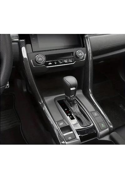 Honda Civic Fk7 Fc5 2016 2021 Model Sedan Hatchback Vites Kolu Sol Ve Sağ Trim Karbon Aksesuar