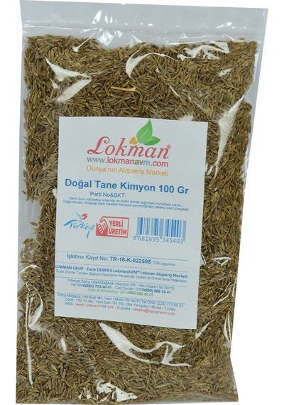 Lokman Doğal Tane Kimyon 100 G