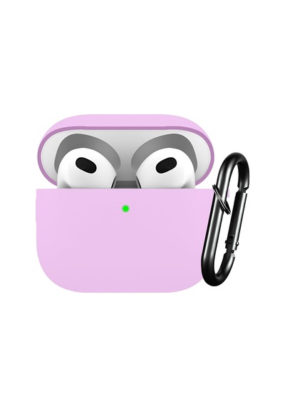 Airpods 3 Lansman Silikon Kılıf Lila