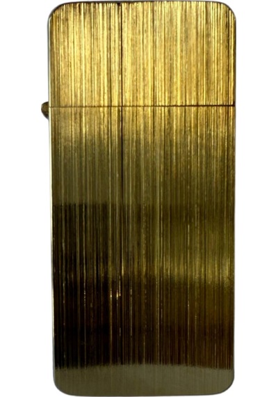 Premiumquality Fırçalı Gold Metal Benzinli Çakmak - Tr8667