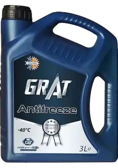 Grat Premium Mavi Antifriz 3 Lt Konsantre -40 Derece