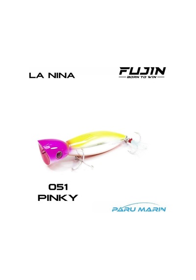 Fujin La Nina Maket Balık Su Üstü Popper 051 Pinky