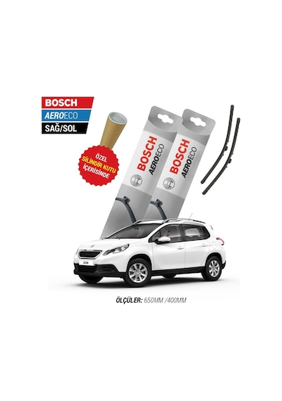 Bosch Aeroeco Peugeot 2008 Muz Silecek (2013-2019)