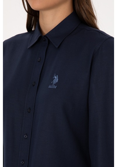 U.s. Polo Assn. Kadın Lacivert Gömlek Basic 50307990-vr033 Lacivert