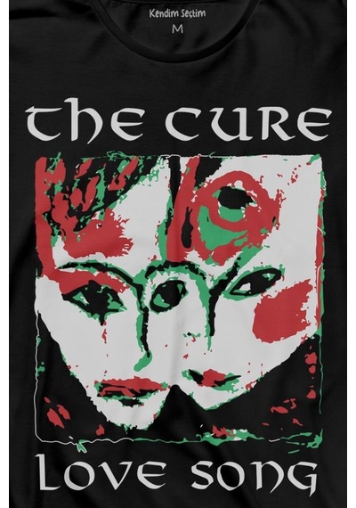 The Cure Lovesong Love Song Rock Musicband Uzun Kollu Tişört Baskılı T-shirt 001
