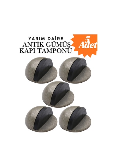 5 Adet Antik Gümüş Yarım Daire Yapışkanlı Kapı Tamponu Kapı Stoperi Metal Kapı Stopu Durdurucu 5 Adet Antik Gümüş Yarım Daire Yapışkanlı Kapı Tamponu Kapı Stoperi Metal Kapı Stopu Durdurucu