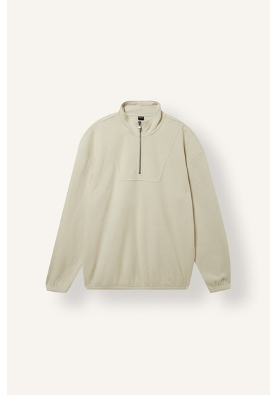 Defacto Yarım Fermuarlı Polar Sweatshirt E8632ax26wnbg721 Bej-bg721