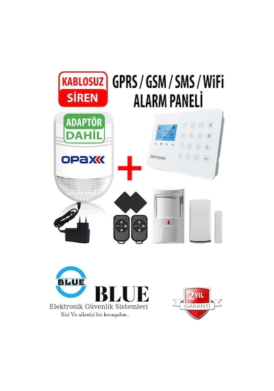 Opax Kablosuz Akıllı Alarm