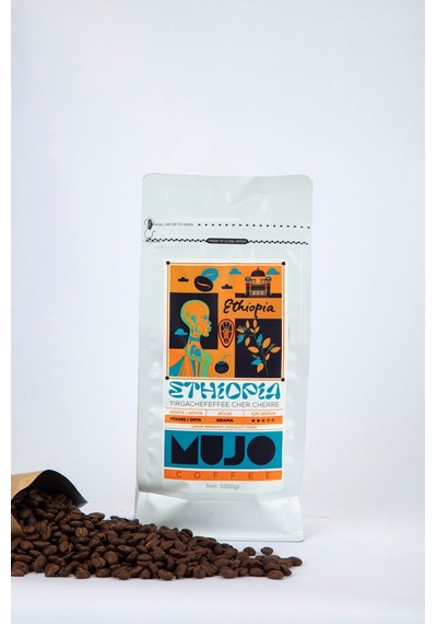 Ethiopia Yirgachefeffe Cher Cherre Çekirdek Kahve-1000gr-çekirdek Kahve Çekirdek Kahve