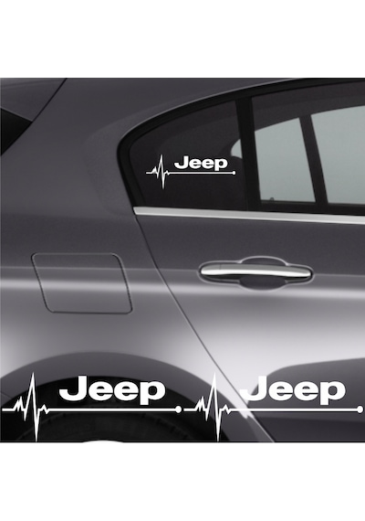 Jeep Cherokee İçin Uyumlu Aksesuar Oto Ritim Sticker 2 Adet 20 9 Cm