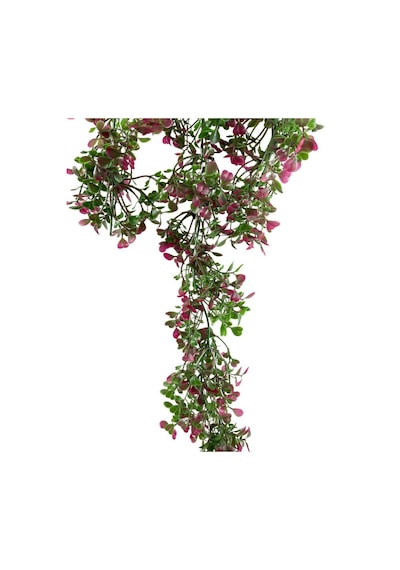 Yapay Çiçek Saksıda Sarkan Bordo Fare Kulağı Şimşir Yapay Sarmaşık Pastel 50cm