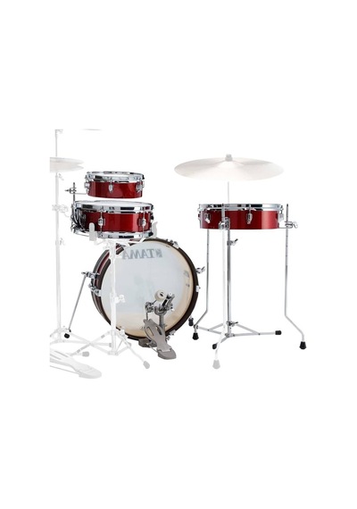 Tama Ljk48p-brm Club-jam Pancake Burnt Red Mist 4 Parça 18b/10t/13f/12s Akustik Davul Seti