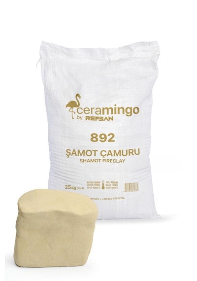 Şamot Çamur - 25 Kg