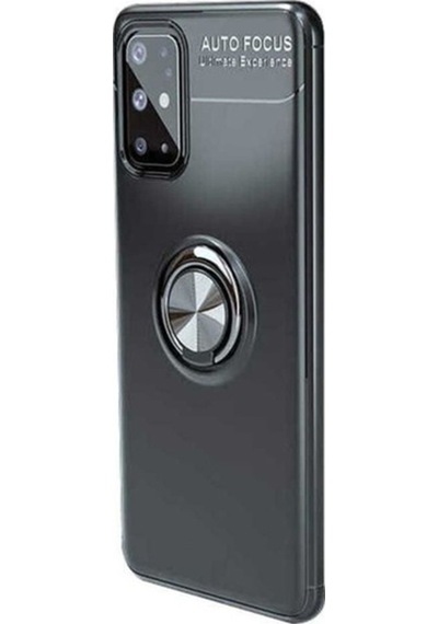 Galaxy S20 Plus Kılıf Zore Ravel Silikon Kapak Siyah