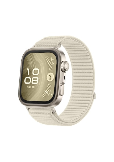 Huawei Band 11 / 11 Pro Kordon Dalgalı Cırt Cırt Hasır Strap