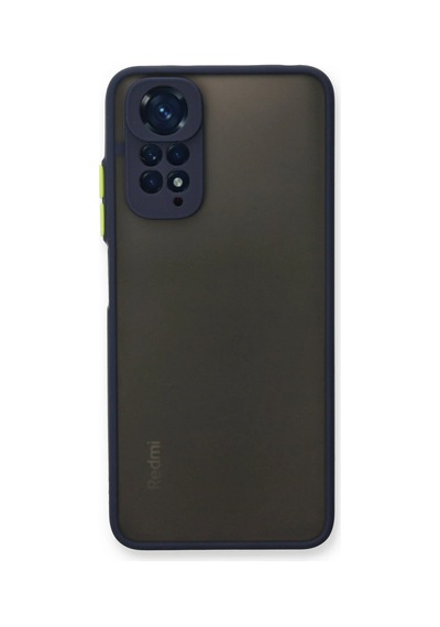 Newface - 599 - Xiaomi Redmi Note 11 Kılıf Montreal Silikon Kapak - Edntrend - - Lacivert